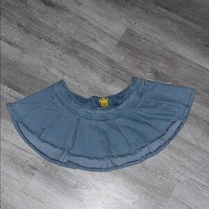 Blue Denim Skort